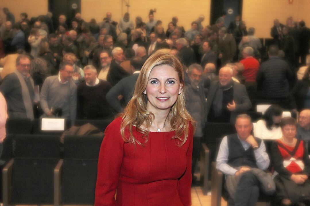 Amparo Marco, en el acto de presentación de su candidatura
