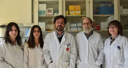 Equipo de investigación de IBIOMED, con el director, José Luis Mauriz Gutiérrez, en el centro