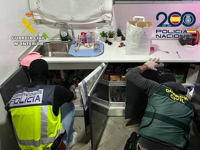 Macro operación policial contra la banda de 'El Karateca'