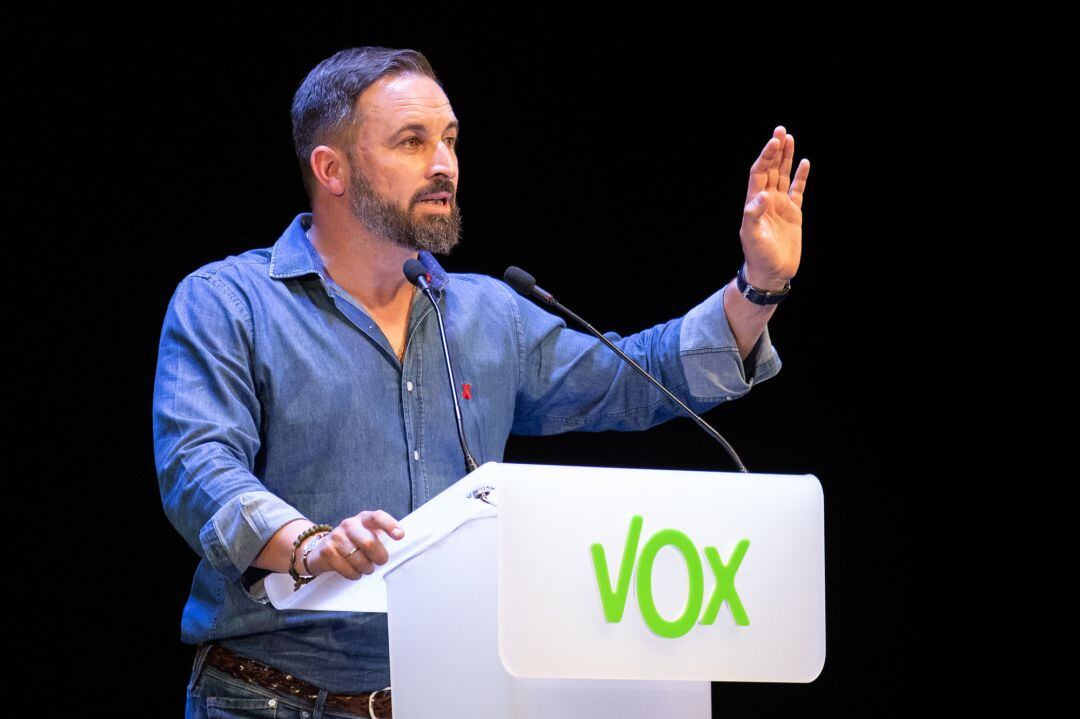 El presidente de Vox, Santiago Abascal-