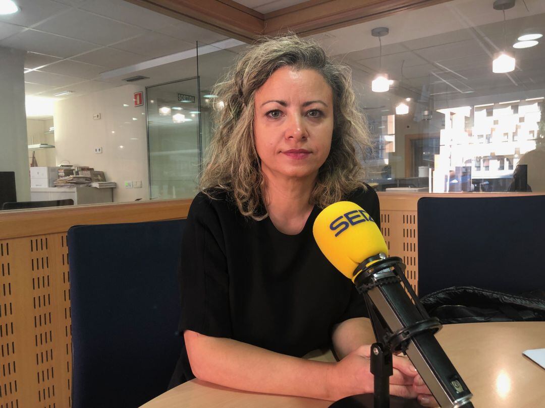 Àlícia Buil, a l'estudi