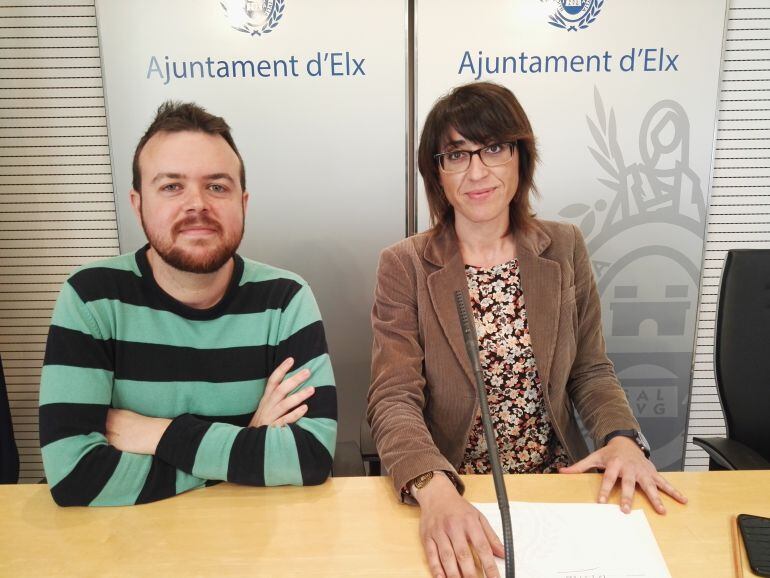 Los portavoces de la junta de gobierno, Antonio García y Patricia Maciá