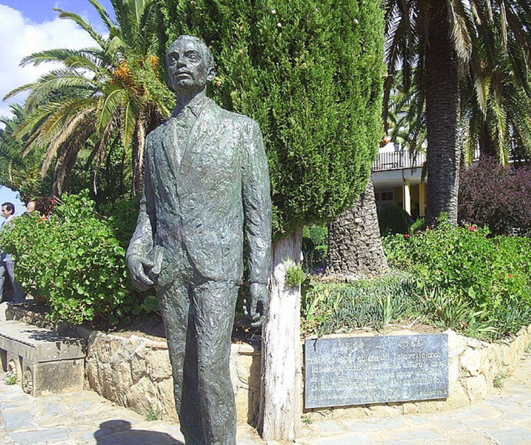 Monumento en Ronda de Rainer María Rilke