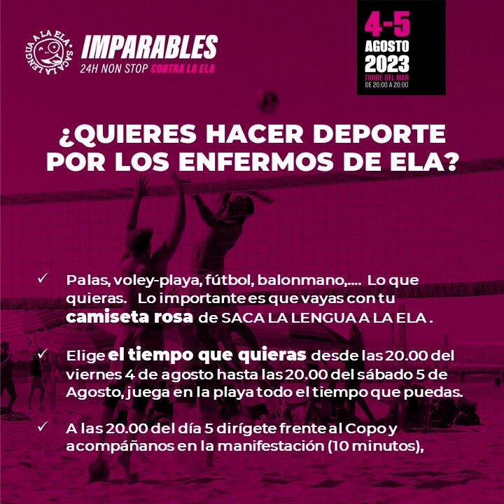 Imparables 24 horas contra la ELA