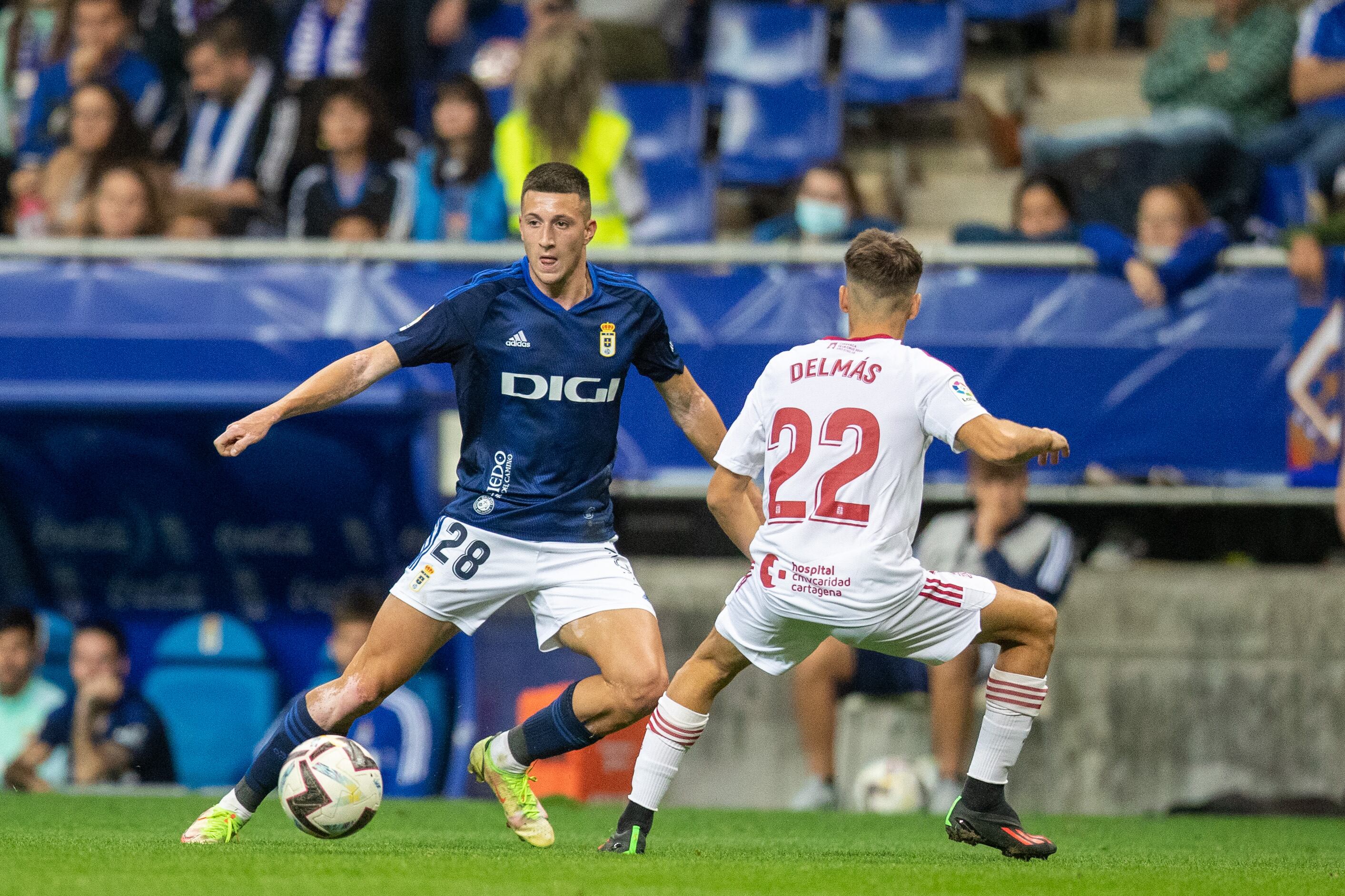 02-10-2022 ESTADIO CARLOS TARTIERE. JORNADA 8 LIGA SEGUNDA DIVISIÓN REAL OVIEDO-CARTAGENA 1-3