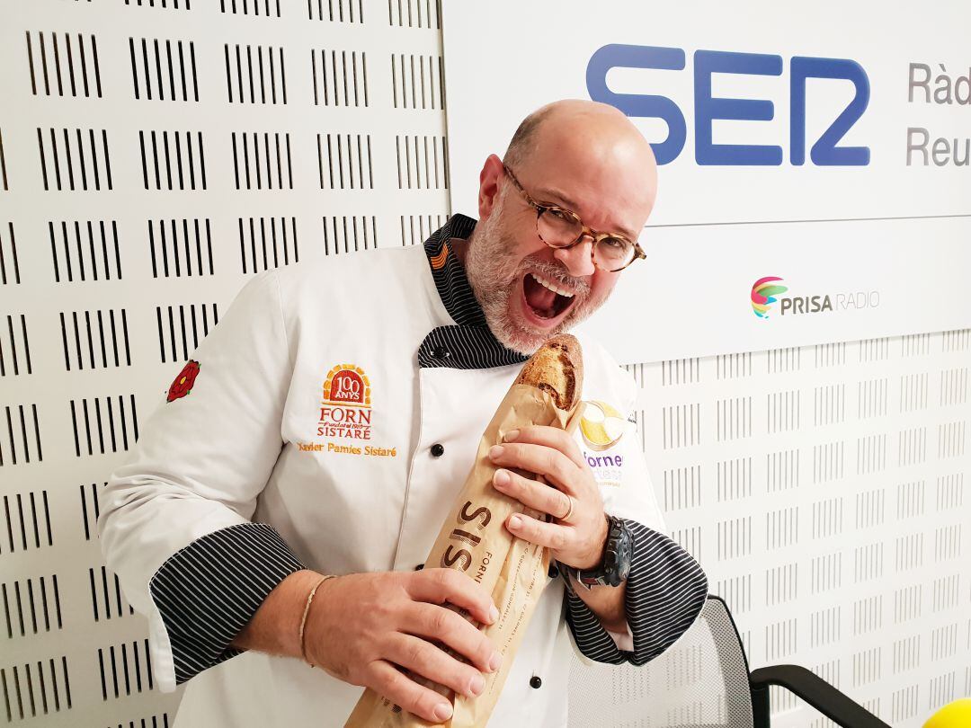 Xavier Pàmies del Forn Sistaré a Ràdio Reus