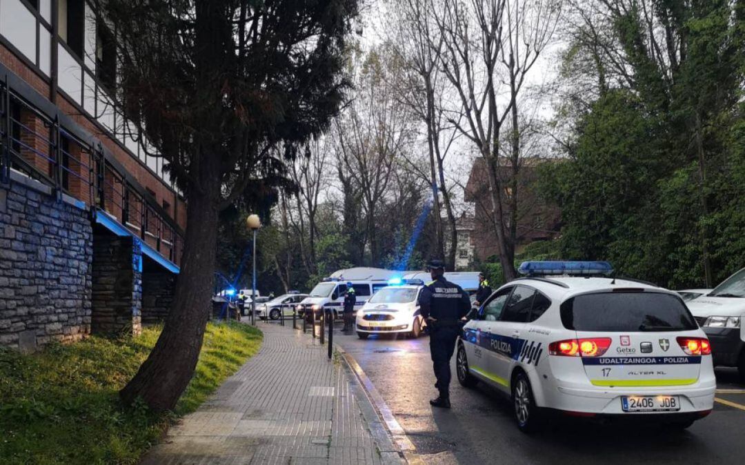 Agentes de la policía local de Getxo en una imagen de archivo