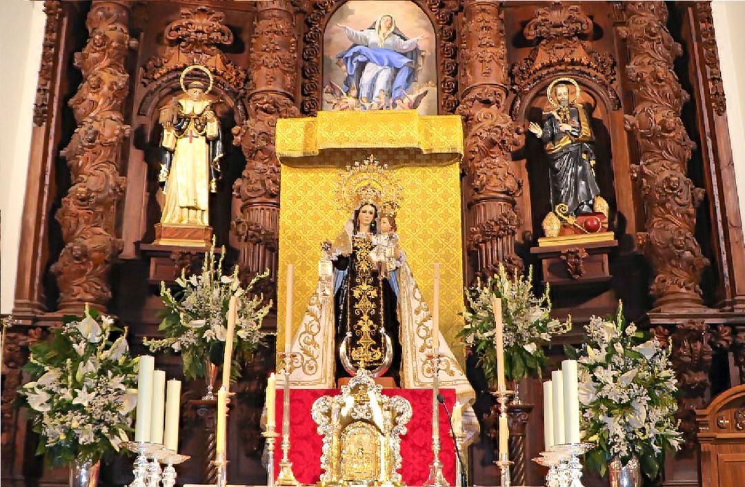 Imagen de la Virgen del Carmen, patrona de la localidad