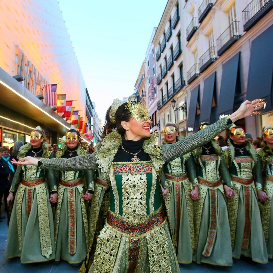 Filà de la comparsa Astures de Novelda en Fitur