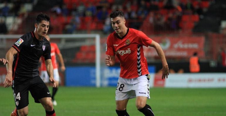 Naranjo en un partit contra el Bilbao Athletic (arxiu).