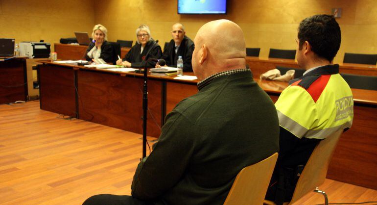 L'acusat, el dia del judici.