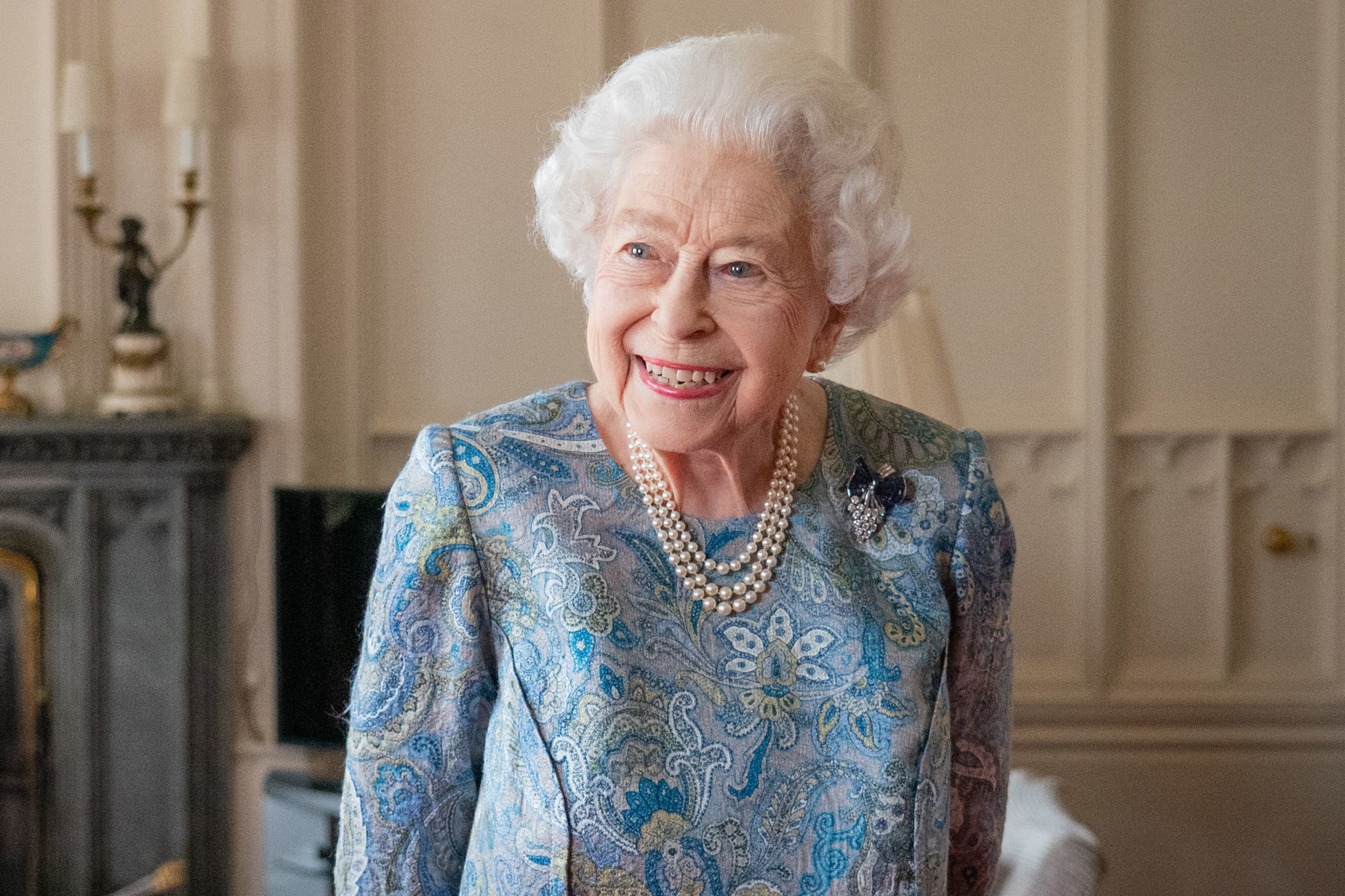 La reina Isabel II de Inglaterra, en abril de 2022.