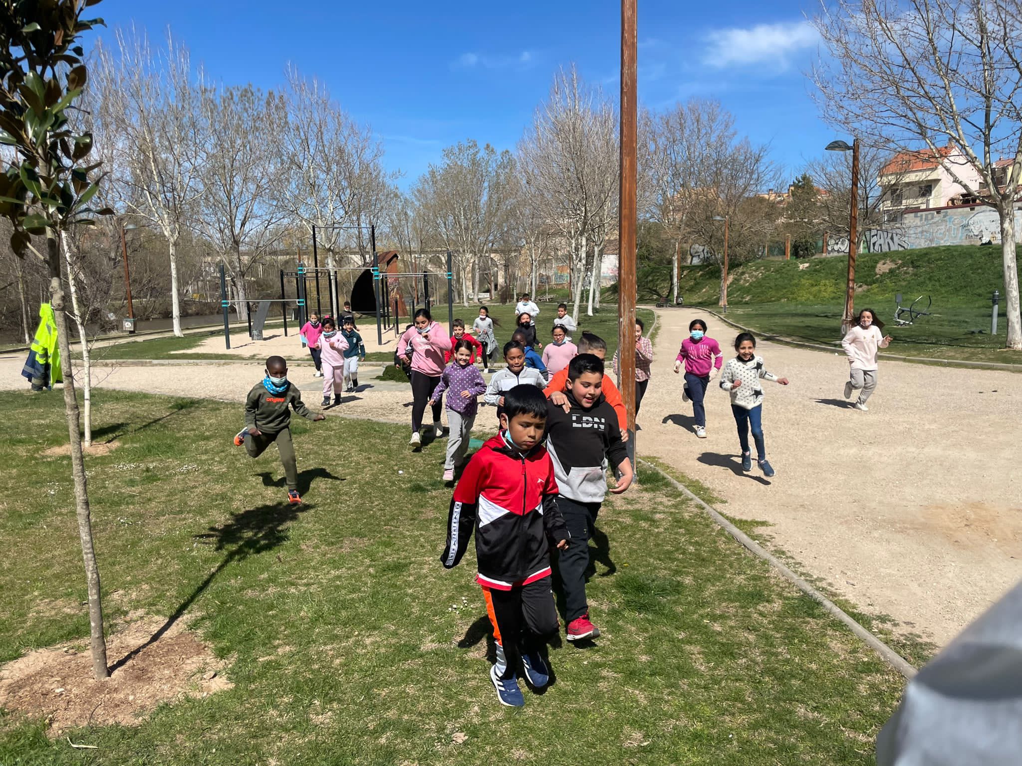 Gimkana en el parque del Barriles