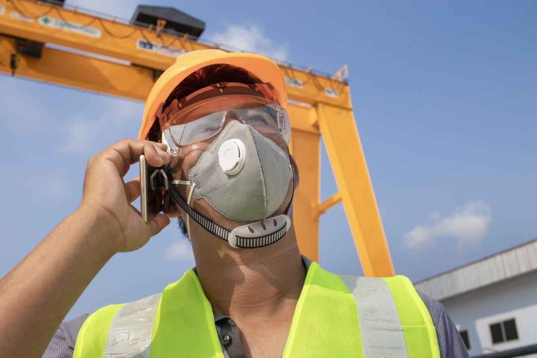 Un trabajador del sector de la construcción