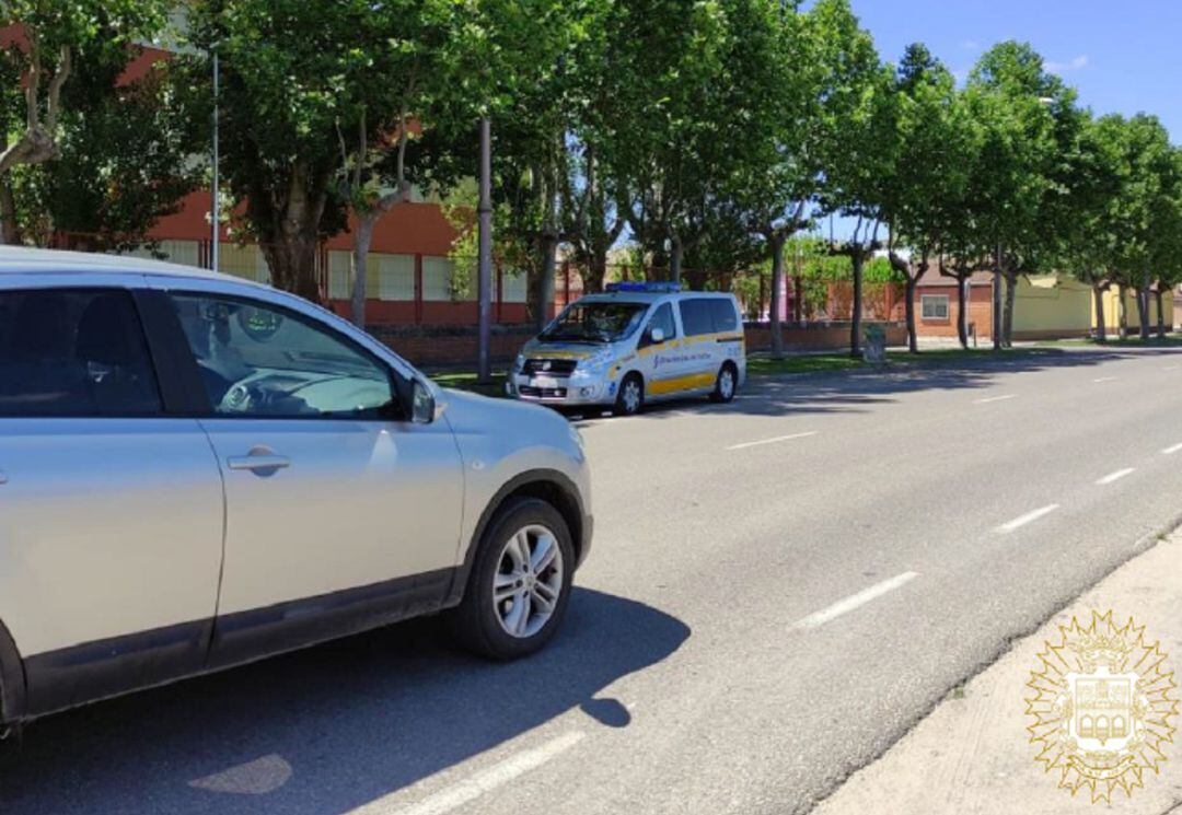 La furgoneta de la DGT ya realiza controles en Aranda