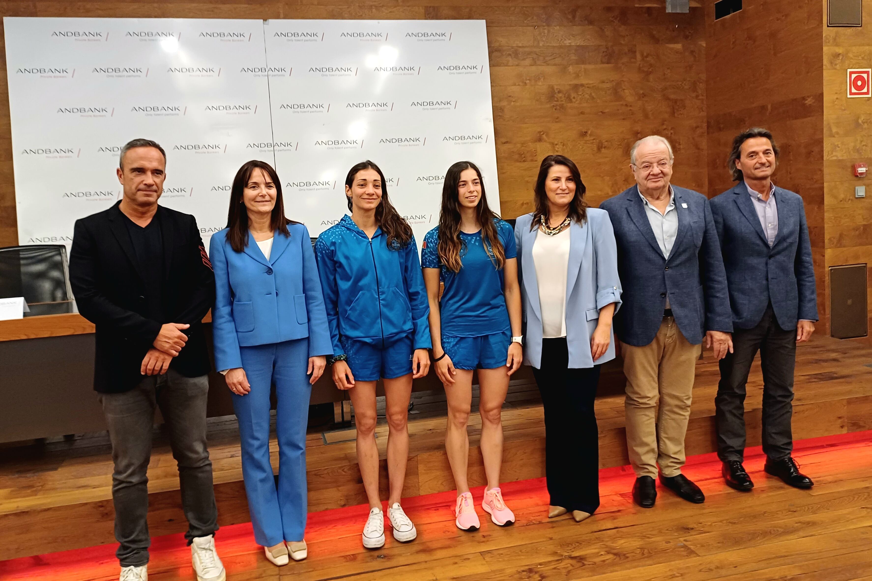 Un instant de la presentació de la delegació andorrana per als Jocs Europeus 2023.