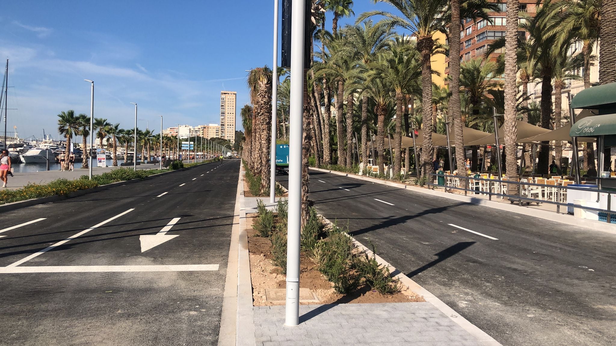 Avenida Mártires de la Libertad reabierta tras las obras