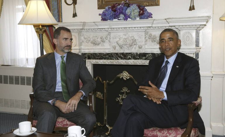 Felipe VI y Barack Obama durante su última visitia oficial el pasado 23 de septiembre. 