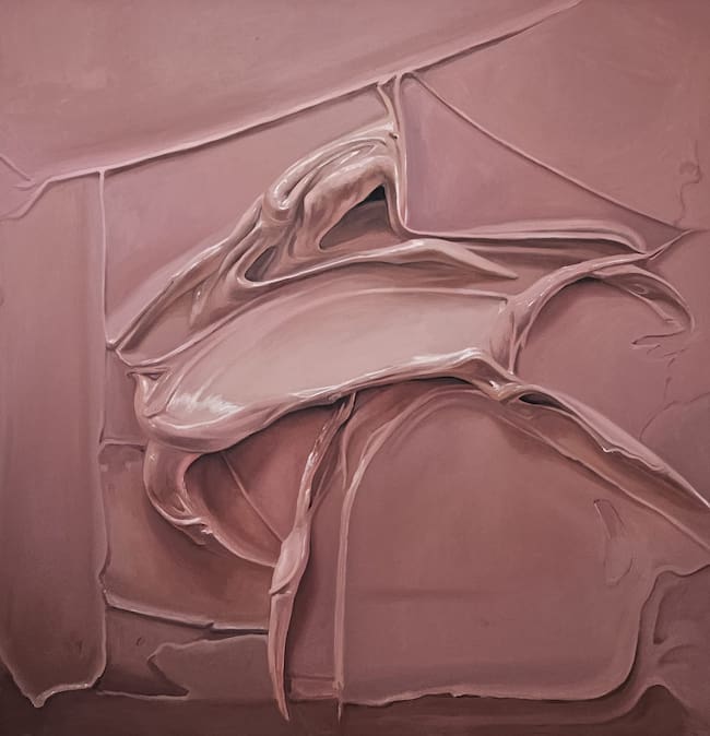 Obra de la exposición de pintura de Rocío Muñoz: ‘Un día en la penumbra’