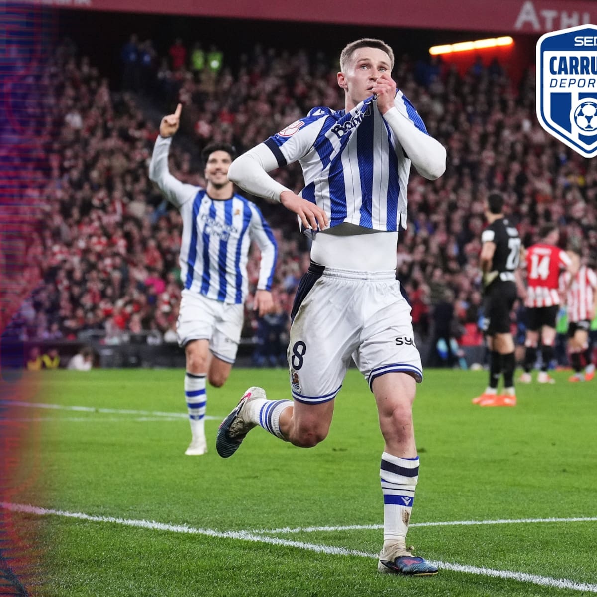 Athletic Club 0-1 Real Sociedad: resumen, resultado y goles del partido de semifinales de Copa del Rey