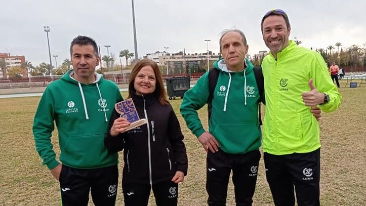 Atletas del C. A. Elda en Elche