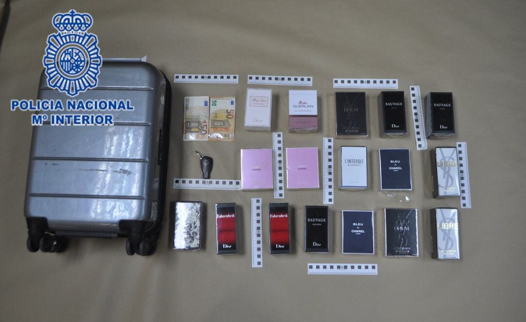 Perfumes sustraídos.
