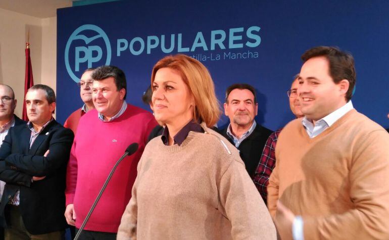 María Dolores de Cospedal, este miércoles en Albacete 