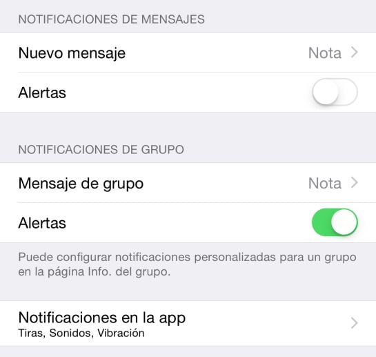 WhatsApp diferencia las opciones de silenciar en grupos y conversaciones individuales