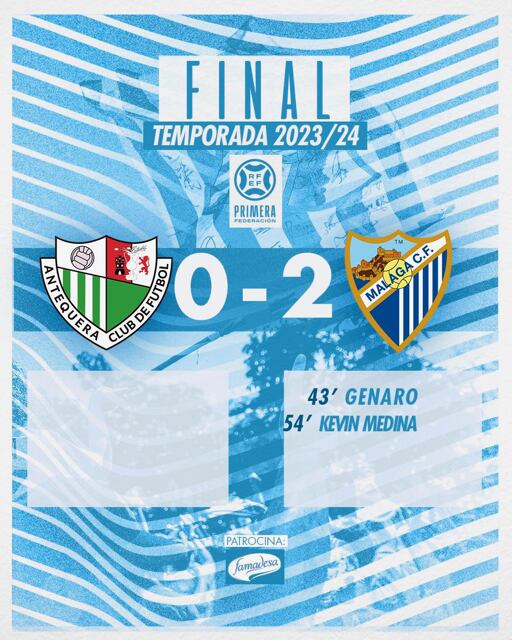 El Málaga ganó al Antequera 0-2