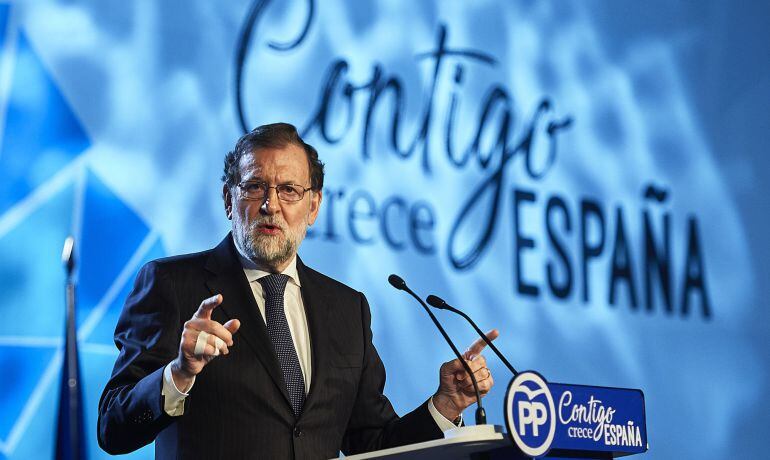 Mariano Rajoy a la convenció del PP a Sevilla