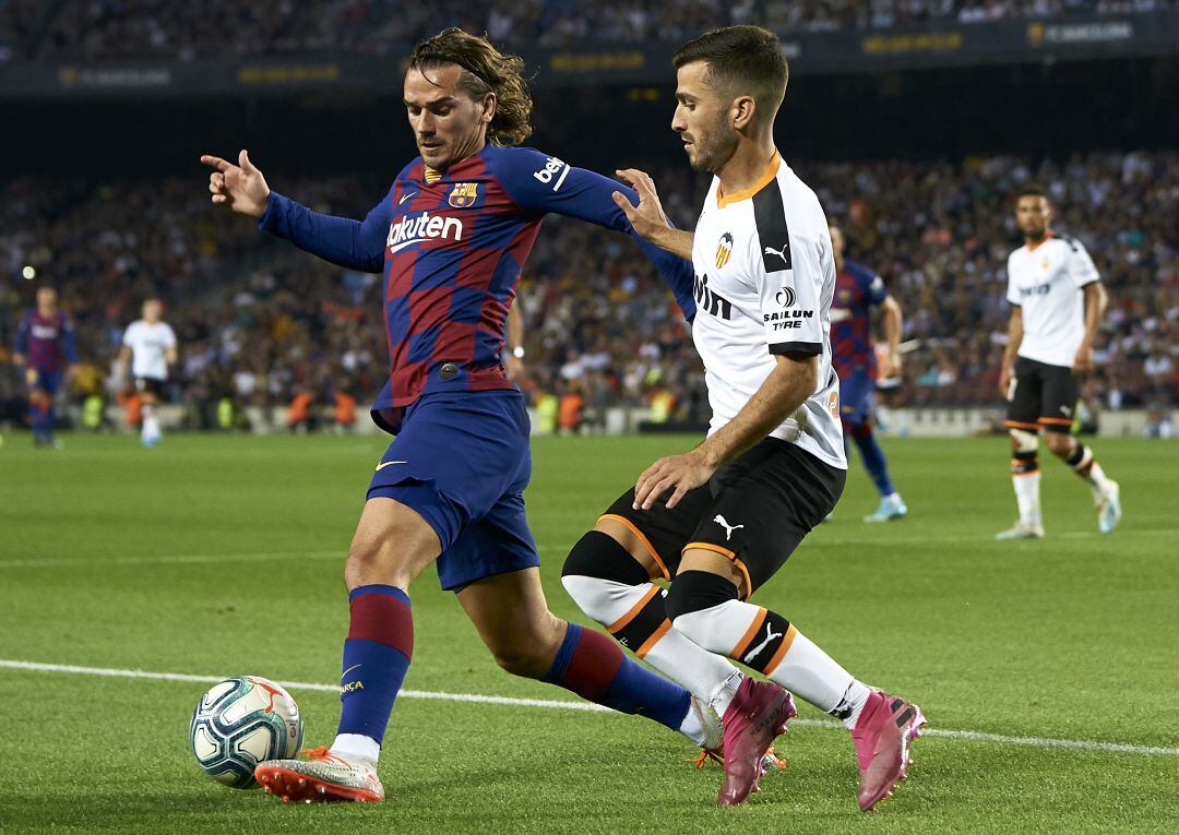 Imagen del partido entre el Barça y el Valencia de la temporada pasada