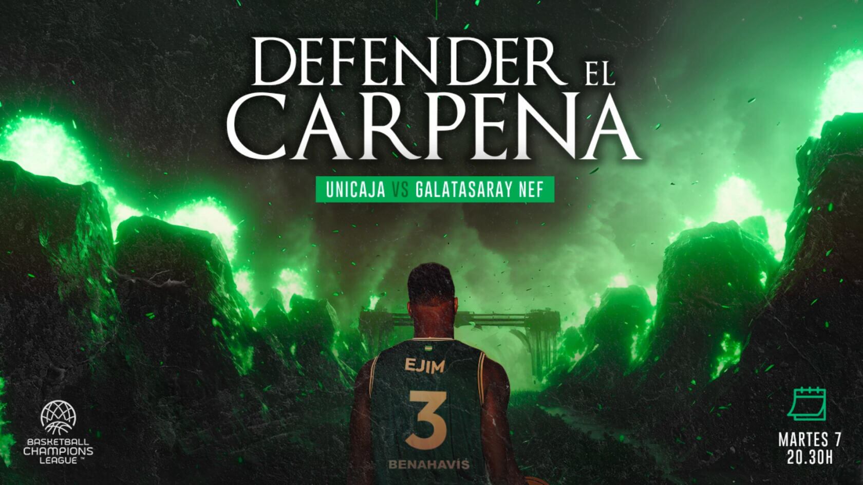 El Unicaja vuelve a la BCL mañana martes ante el Galatasaray