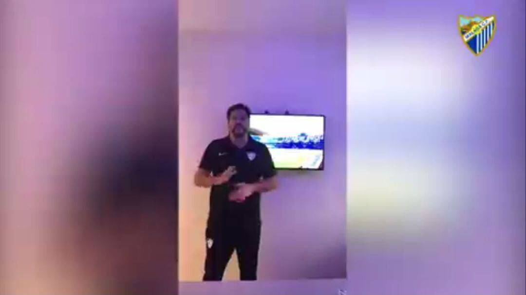 Fernando González, psicólogo del Málaga