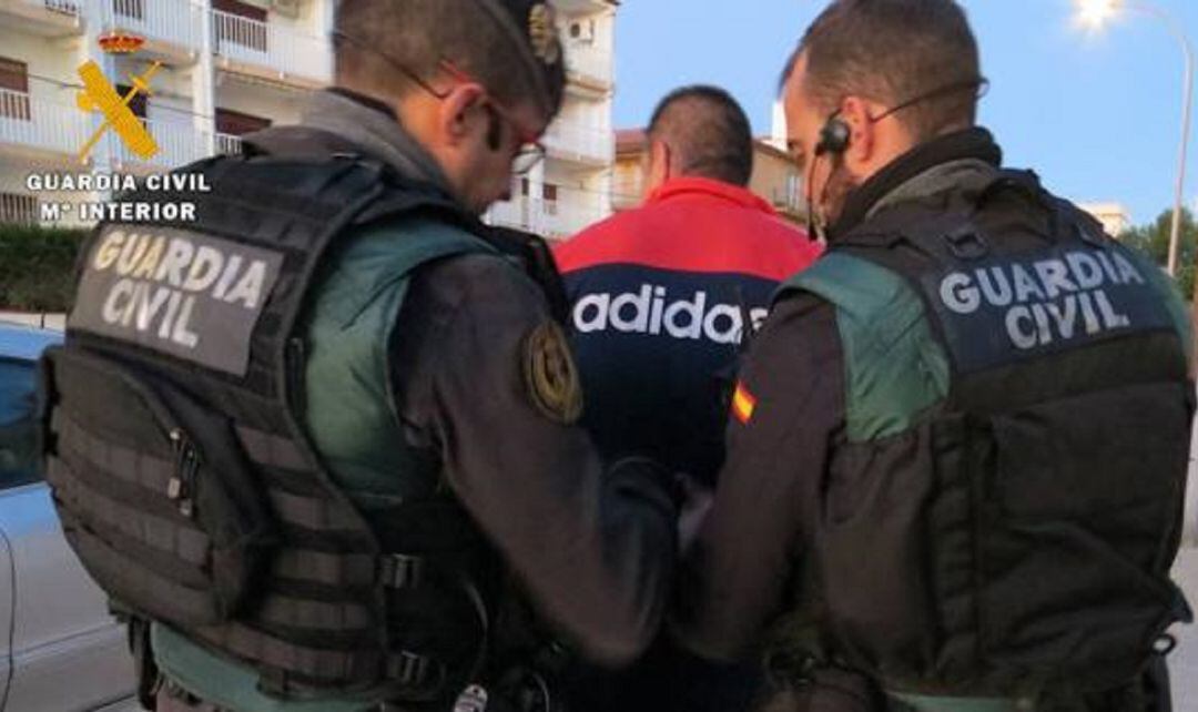 Uno de los momentos de la detención