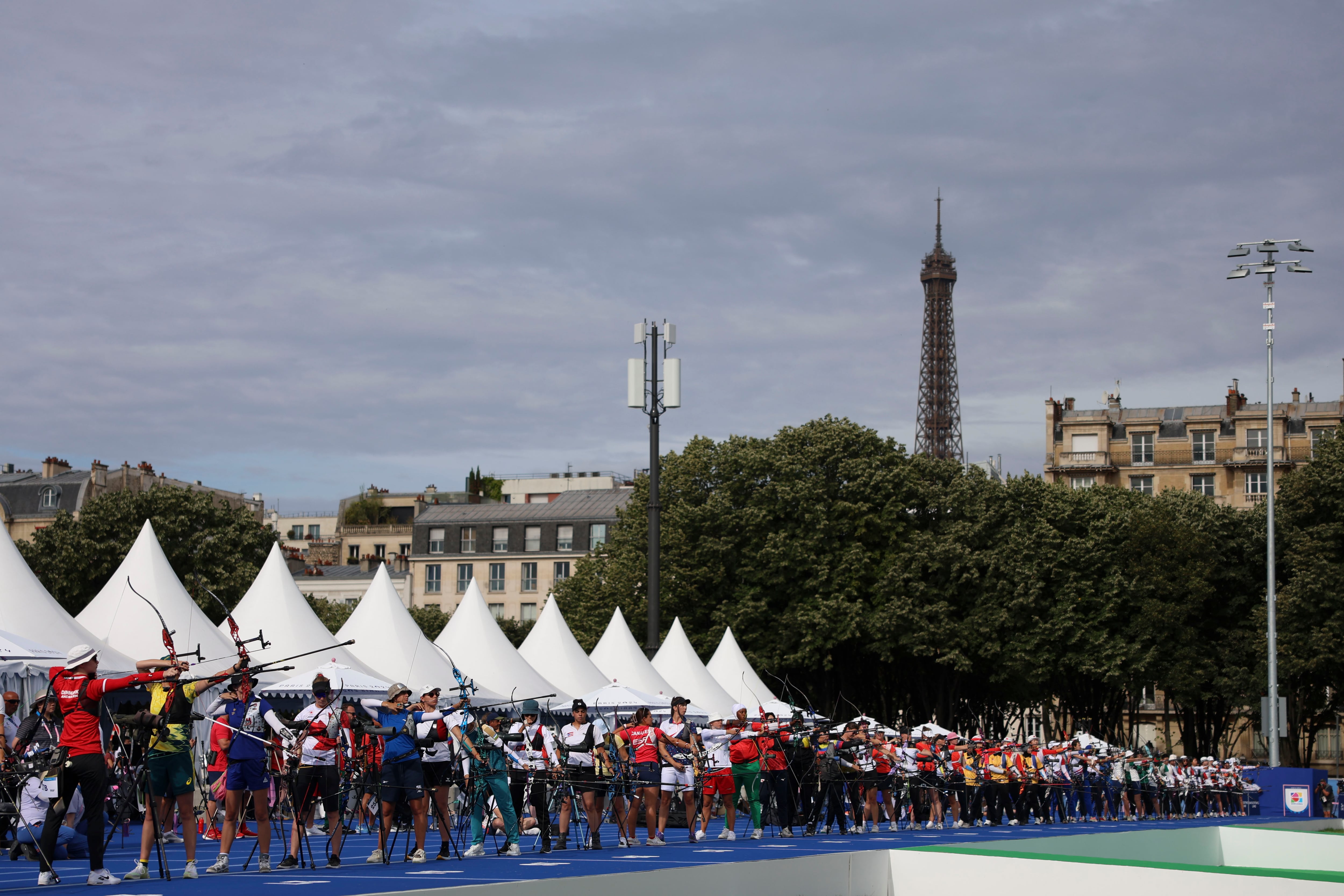 París ya ha sido escenario de algunas de las pruebas clasificatorias como la de tiro con arco celebrada este pasado jueves.