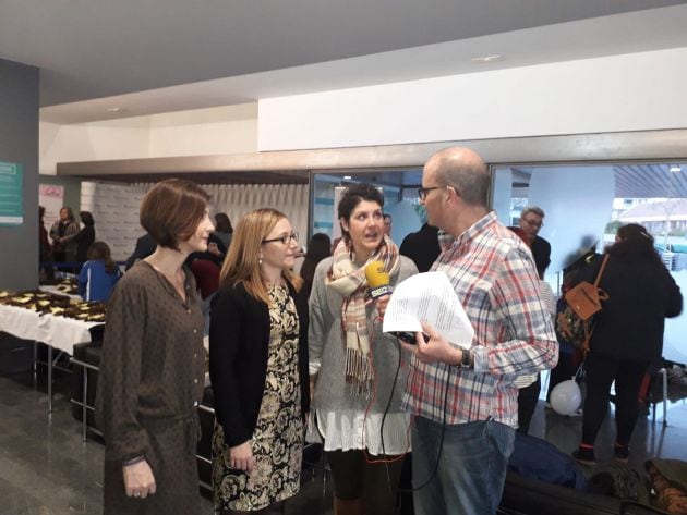 Con Elena, Sara y Bea