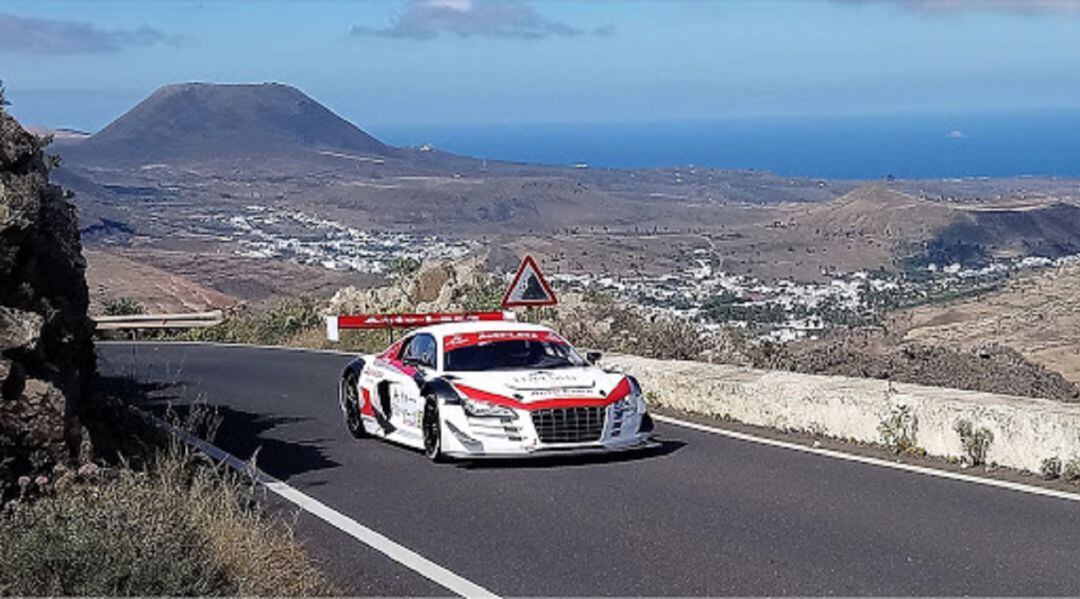 Uno de los participantes en ediciones anteriores de la Subida a Haría, en Lanzarote.