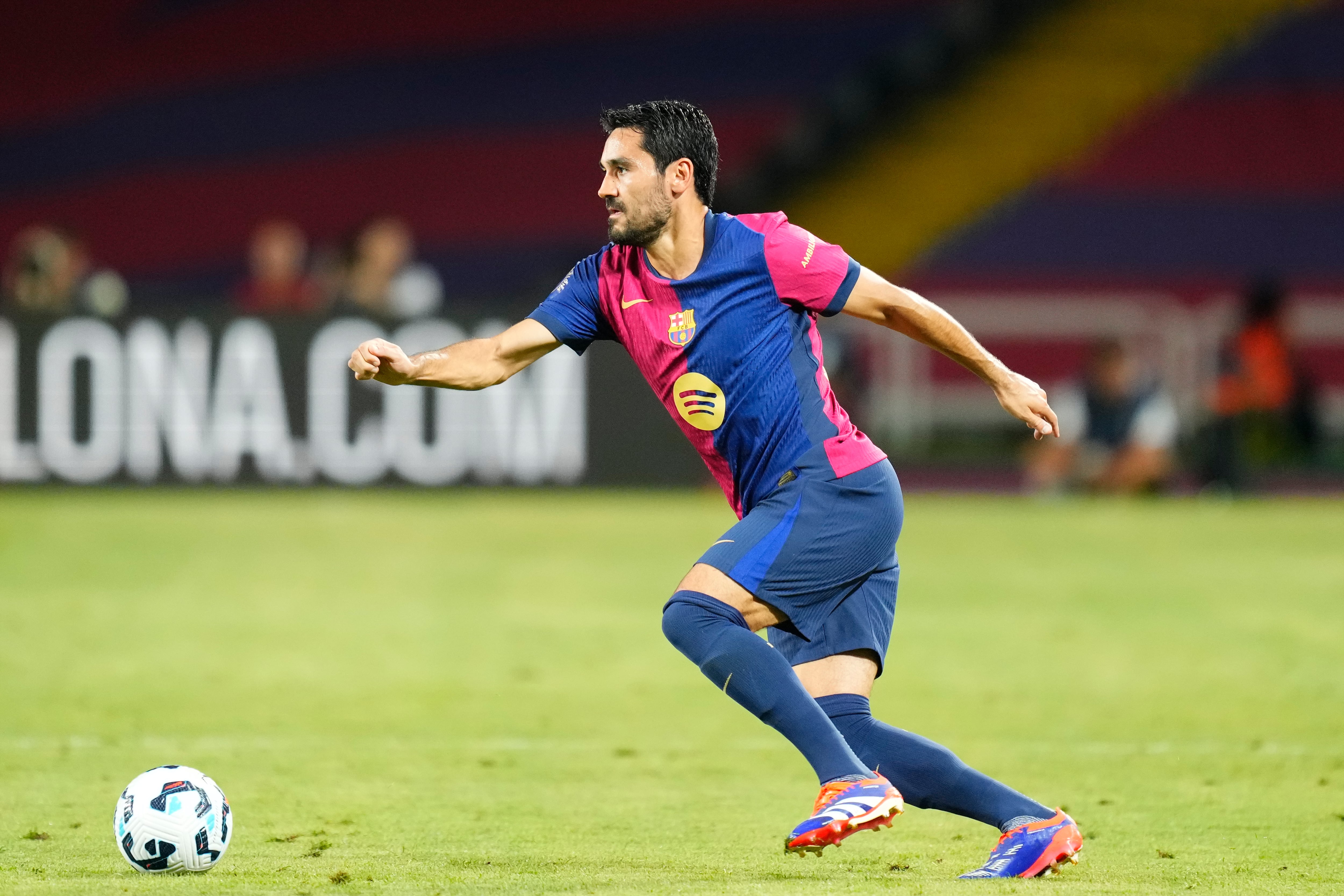 Ilkay Gündogan, durante el trofeo Joan Gamper 2024