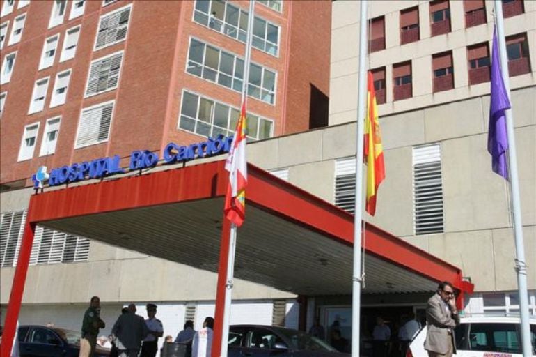 Entrada del Hospital de Palencia