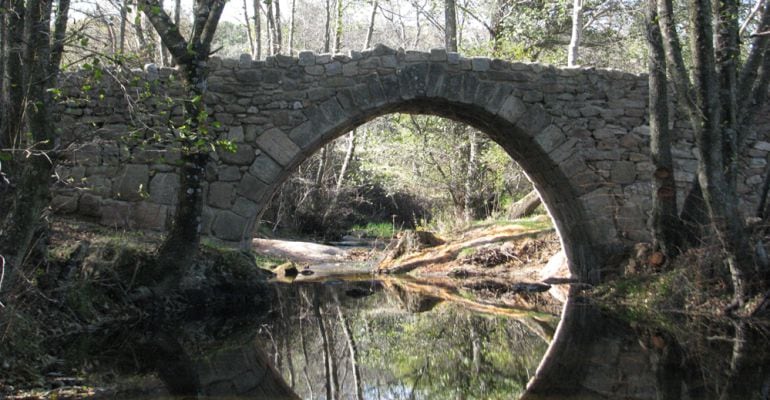 Puente romano del muncipio de Lozoyuela