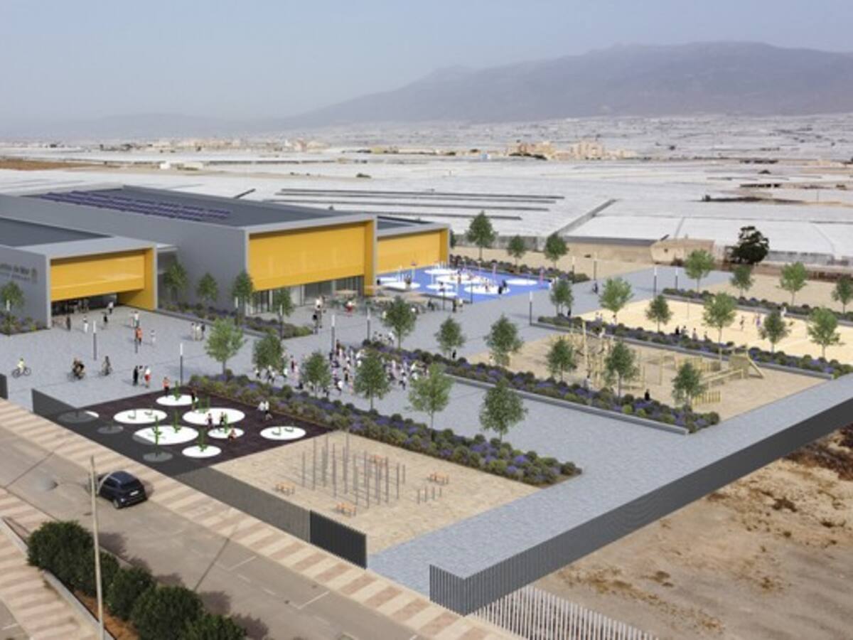 Una piscina de siete calles y un gran gimnasio, más cerca para la Ciudad Deportiva de Roquetas de Mar