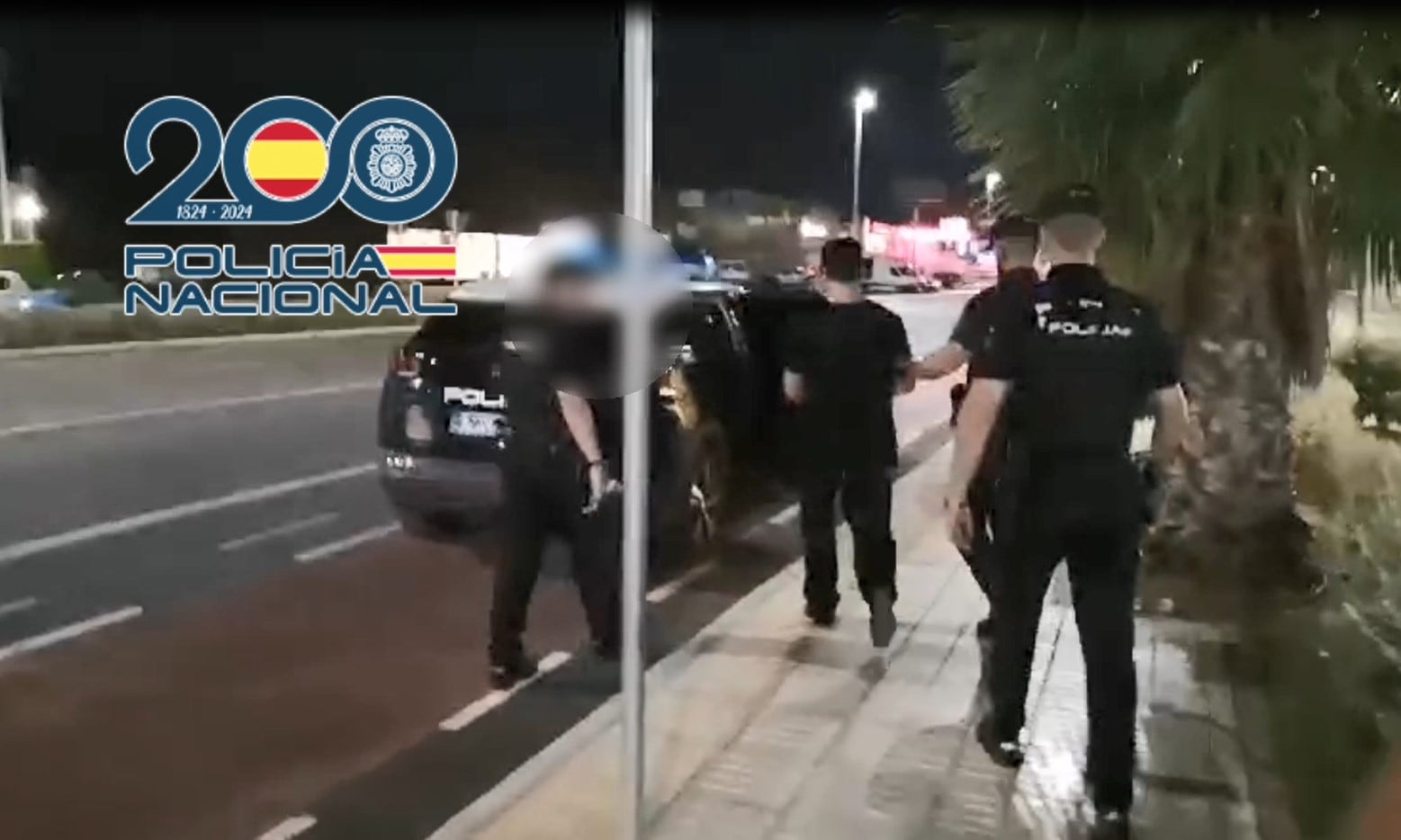 Momento de las detenciones en un club de alterne oculto en l&#039;Alfàs del Pi (Alicante) / CNP