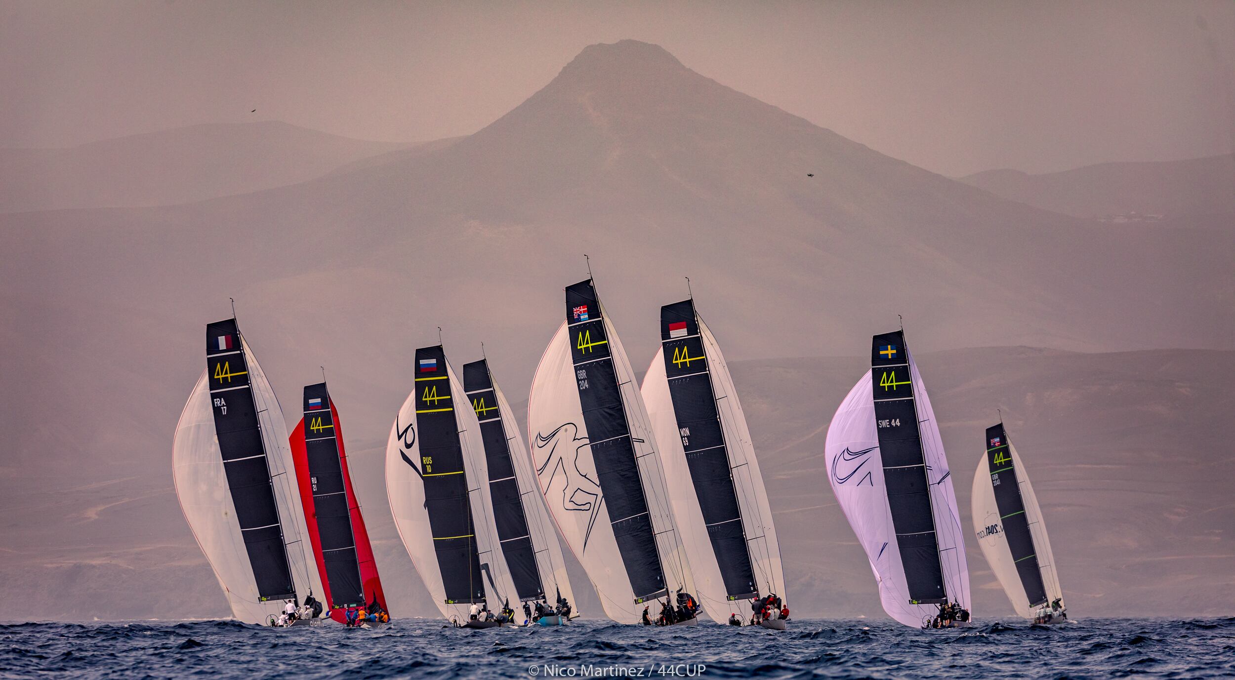 Una de las regatas de anteriores ediciones en Lanzarote.