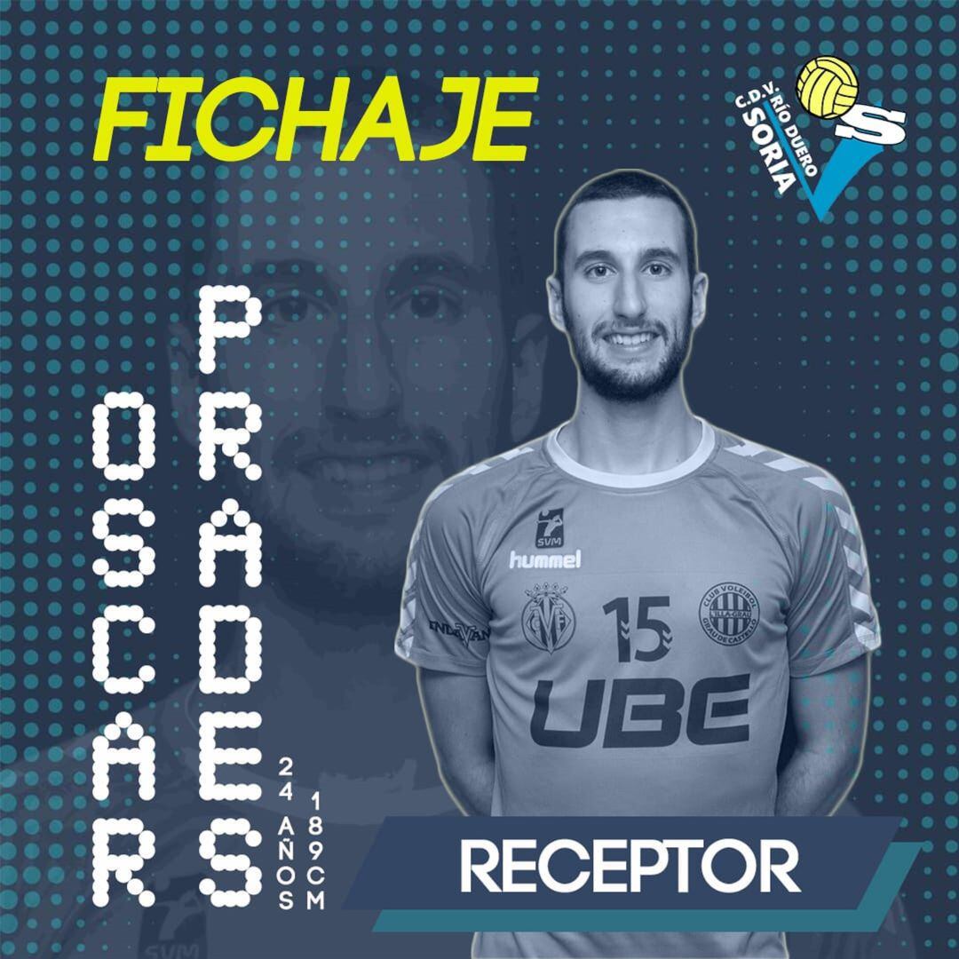 Óscar Prades refuerza a la rotación soriana para la próxima campaña.