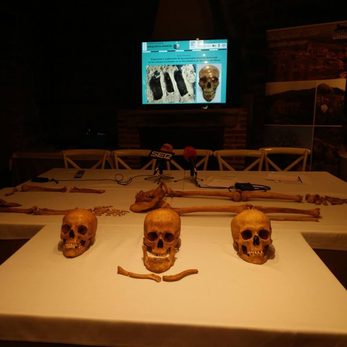 Los cuerpos de la batalla de Grajos