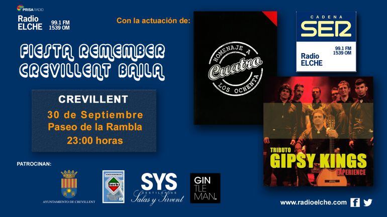 Cartel de la Fiesta Remember Crevillent Baila