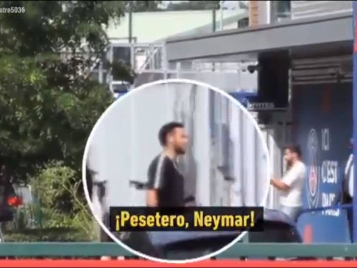 Un empleado del PSG increpa a Neymar