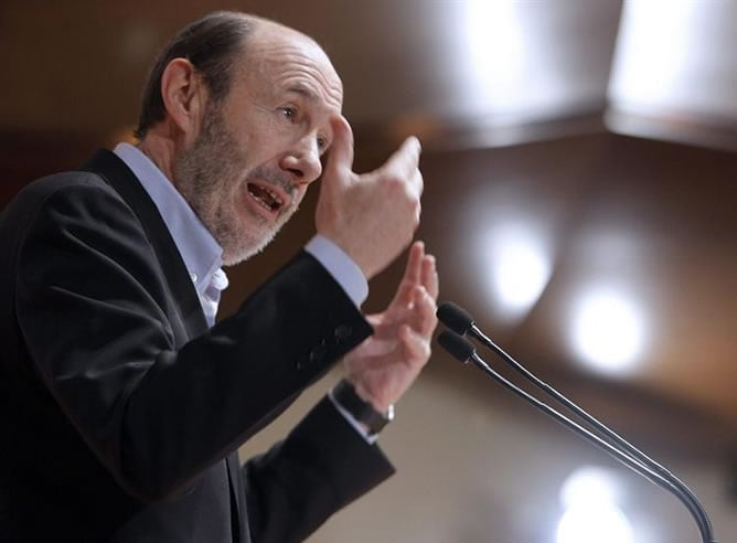 El secretario general del PSOE, Alfredo Pérez Rubalcaba (EFE)