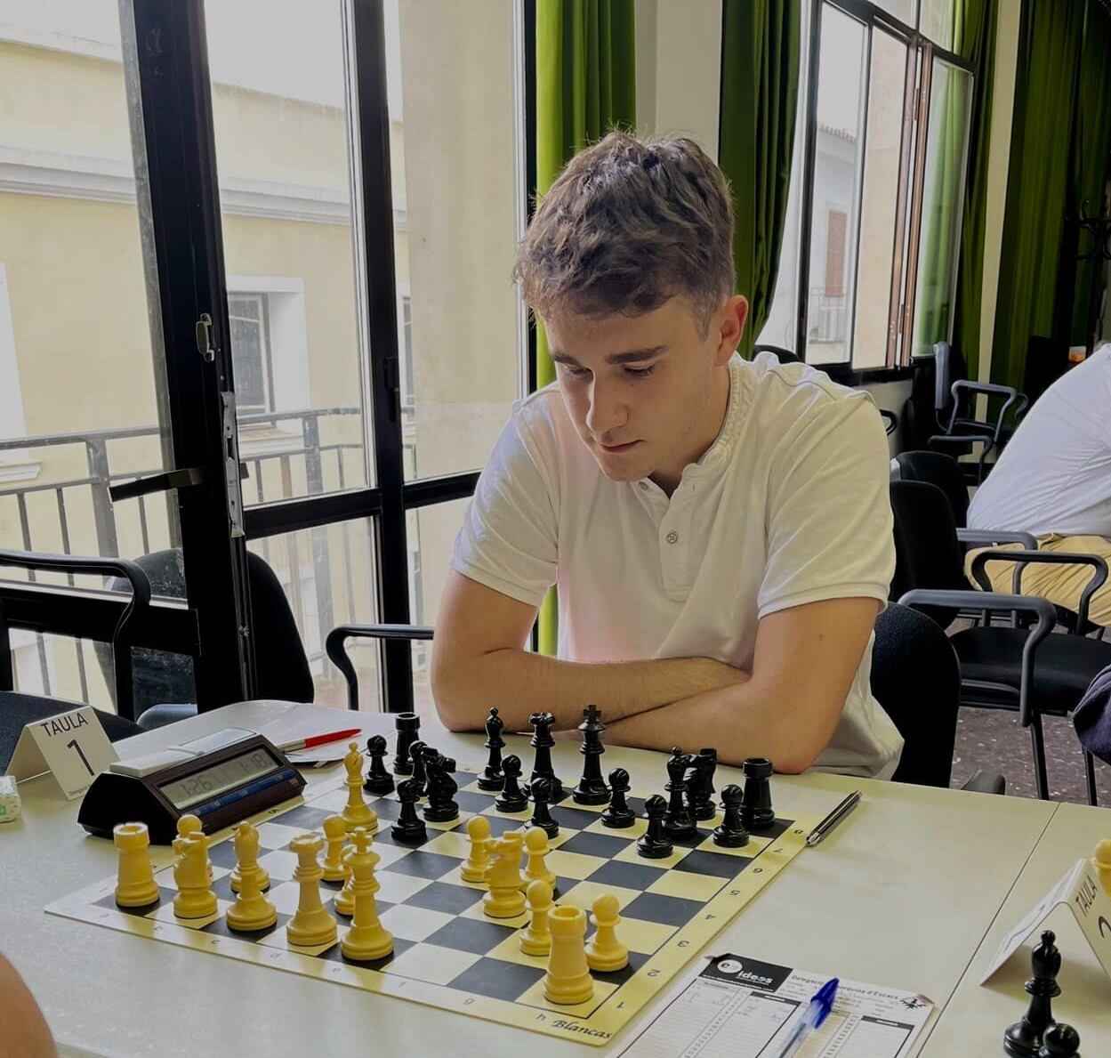 El jove jugador marxa líder en solitari al Campionat de Menorca.