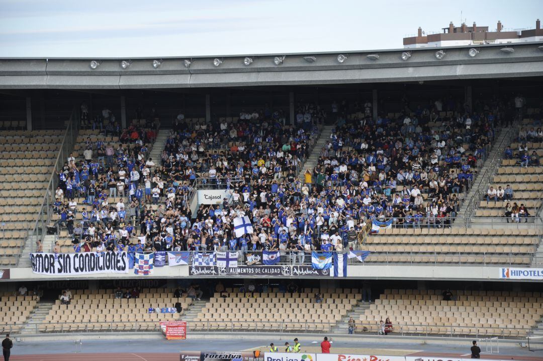 La afición del Xerez CD el domingo en Chapín